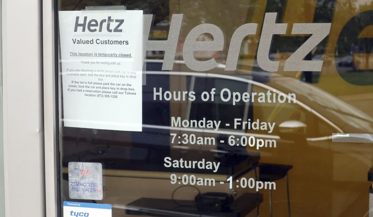 Debt and coronavirus push Hertz into bankruptcy
protection 1