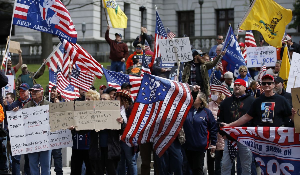 Donald Trump fuels GOP coronavirus rebellion against Tom
Wolf with Pennsylvania visit 1