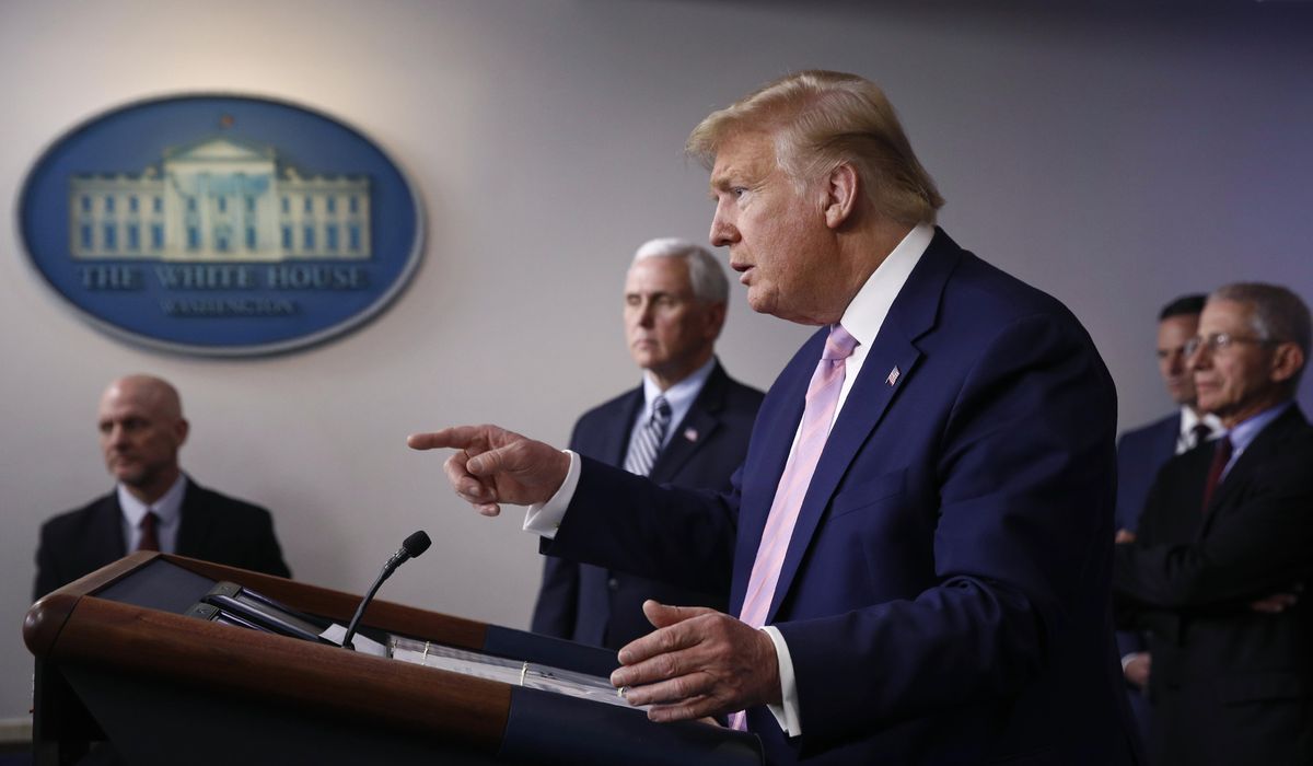 Donald Trump: Coronavirus task force will 'continue on
indefinitely' 1
