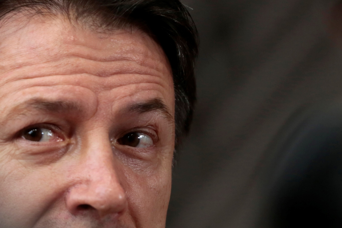 In Italy, Conte’s coronavirus honeymoon comes to a
close 1