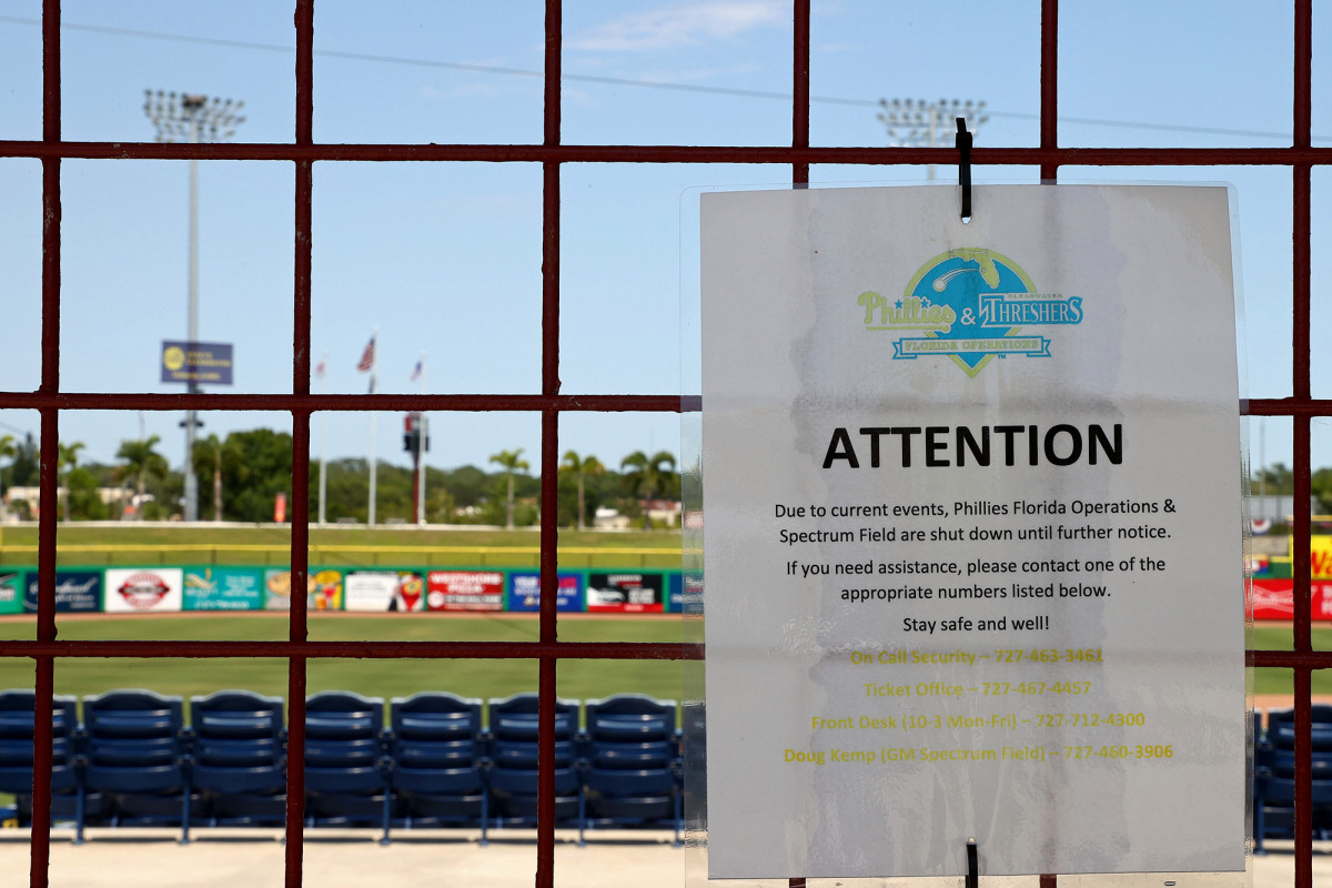 MLB may shut down all spring training sites for coronavirus
cleaning 1