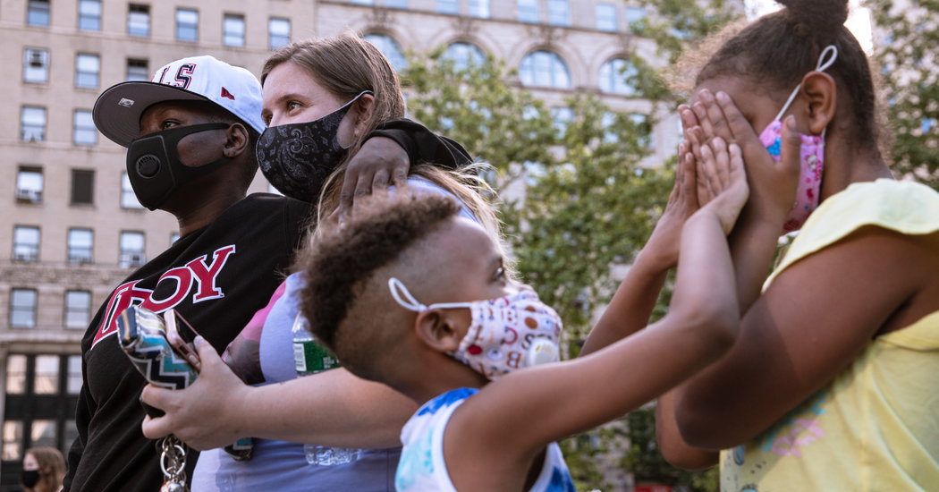 ‘Sad and Joyful’: N.Y.C. Marks Juneteenth After a Month of
Protest 1