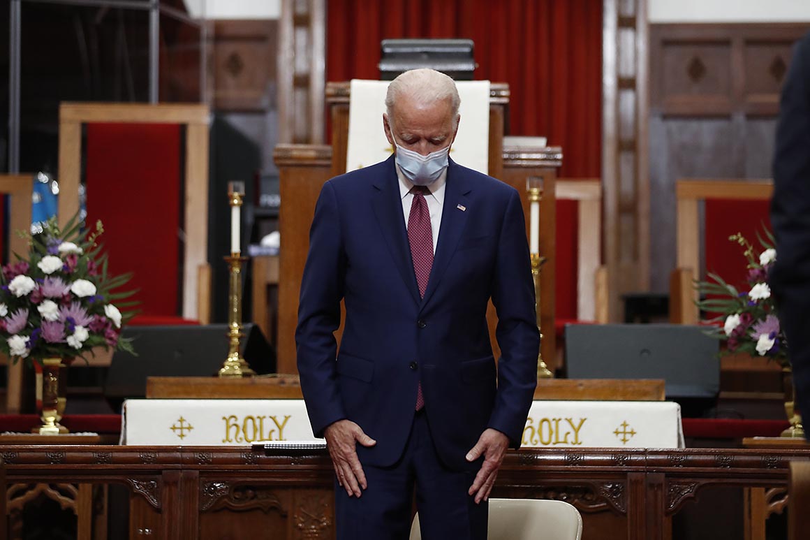 'The scar is apparent': Biden links coronavirus pandemic to
push for racial justice 1