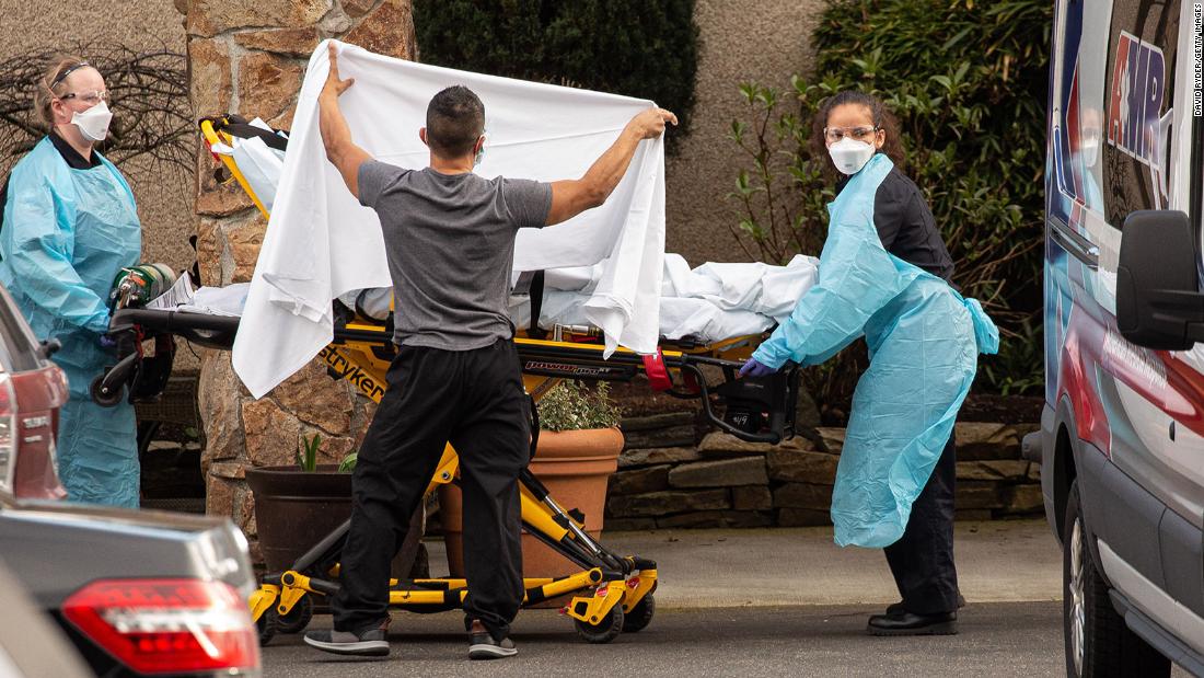 A quarter of US nursing homes report at least one
coronavirus infection, first official tally shows 1