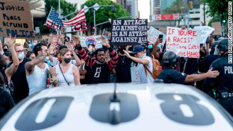 7 LA officers removed from their field duties after using
excessive force during protests, police say 1