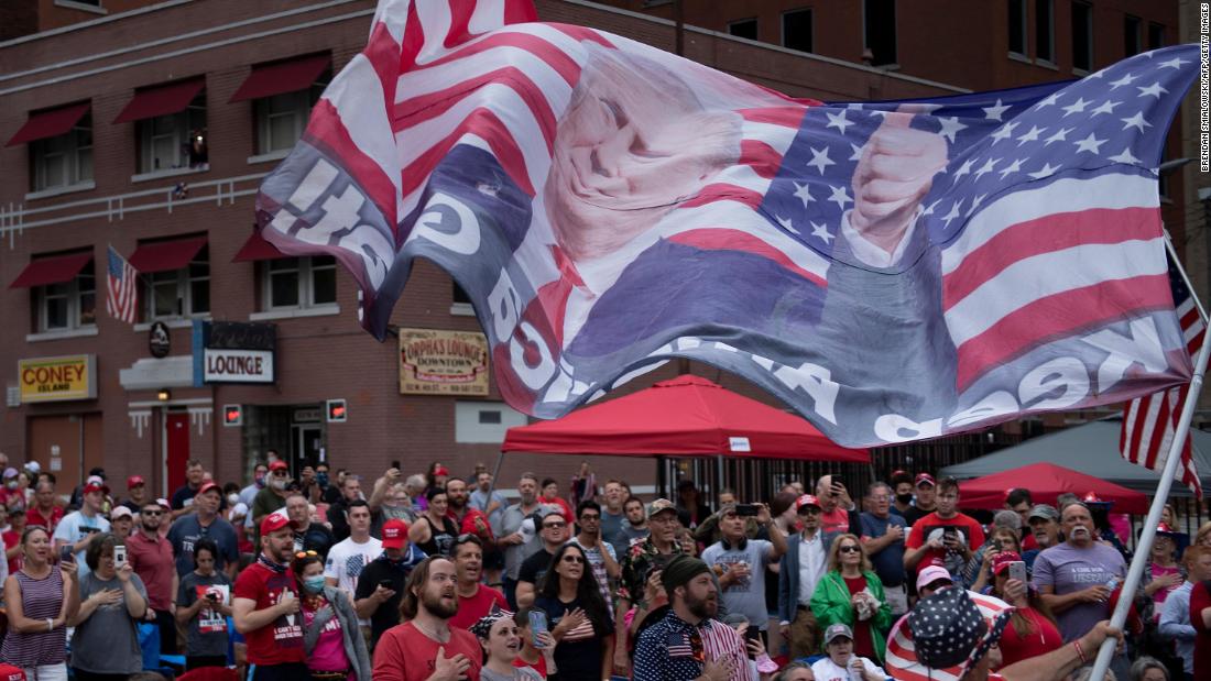Trump holds first campaign rally since coronavirus pandemic
began 1