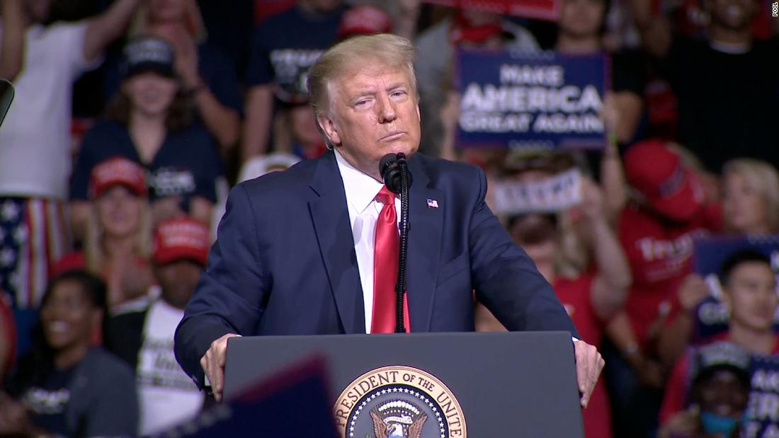 The hour and forty minute speech featured inaccurate
accusations about Joe Biden, his handling of the coronavirus
pandemic and a variety of other subjects 1