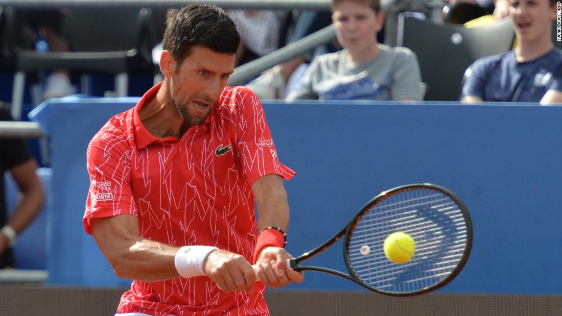 Novak Djokovic tests positive for coronavirus after Adria
Tour event 1 Novak Djokovic tests positive for coronavirus after Adria
Tour event 1
