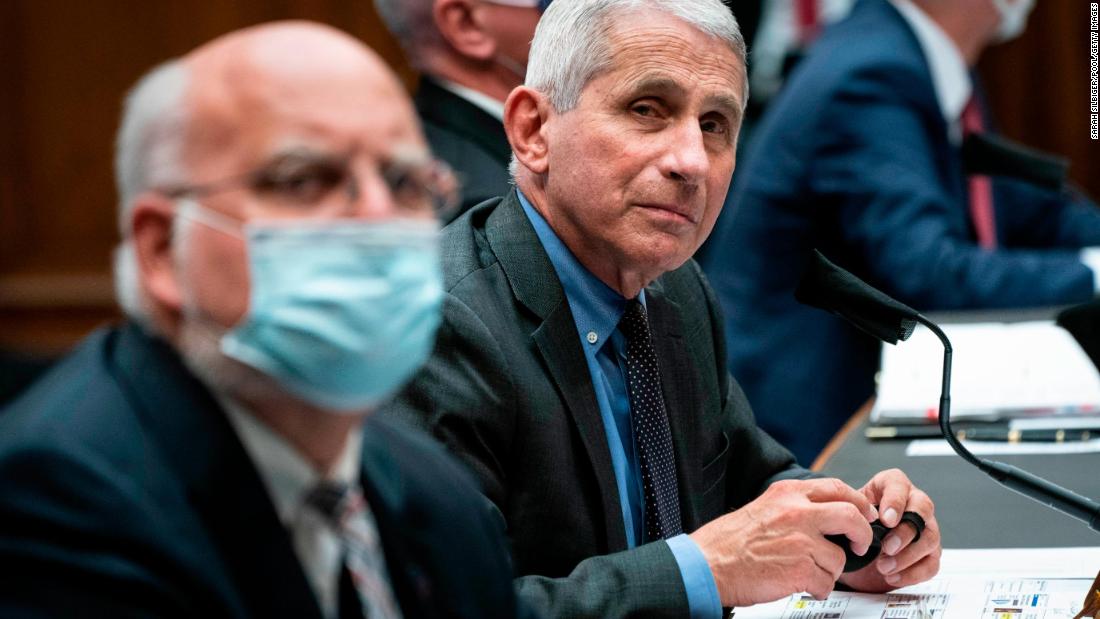 Fauci, Redfield testify on Covid-19 reopening as cases
rise 1