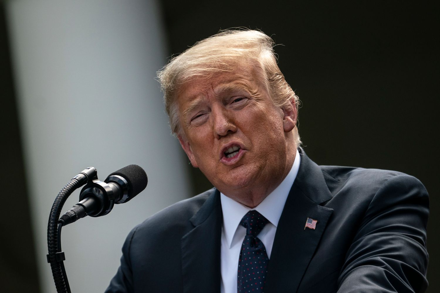 Trump says push for less coronavirus testing was
sarcasm 1