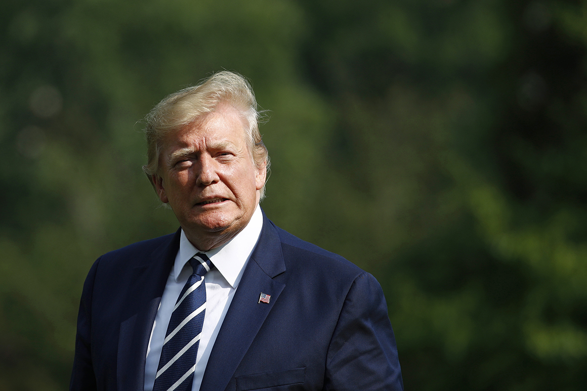 Trump cancels weekend trip to his private New Jersey golf
club as coronavirus cases spike 1