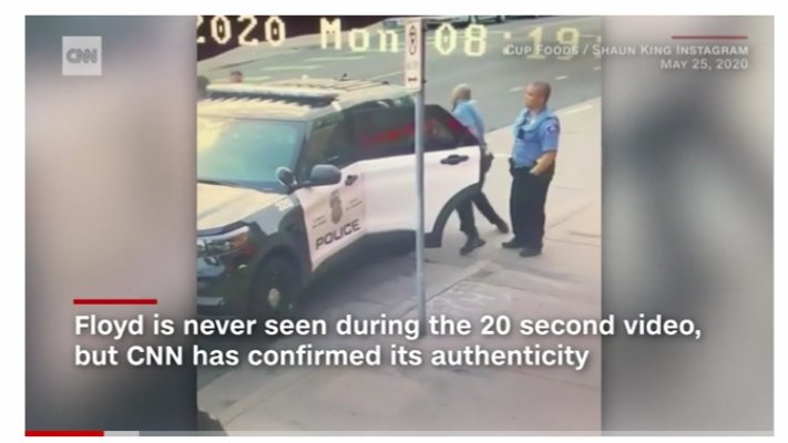 Evidence points to CNN and Shaun King guilty of fabricating
George Floyd video. 1