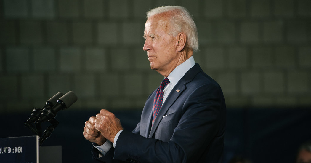 Biden Will Assail Trump’s Coronavirus Response in
Speech 1