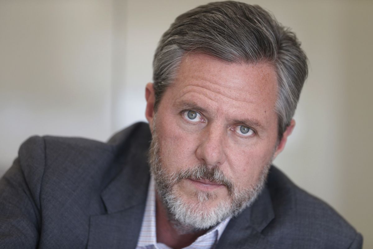 Jerry Falwell Jr. apologizes for blackface coronavirus mask
tweets after Liberty University staff quit 1 Jerry Falwell Jr. apologizes for blackface coronavirus mask
tweets after Liberty University staff quit 1