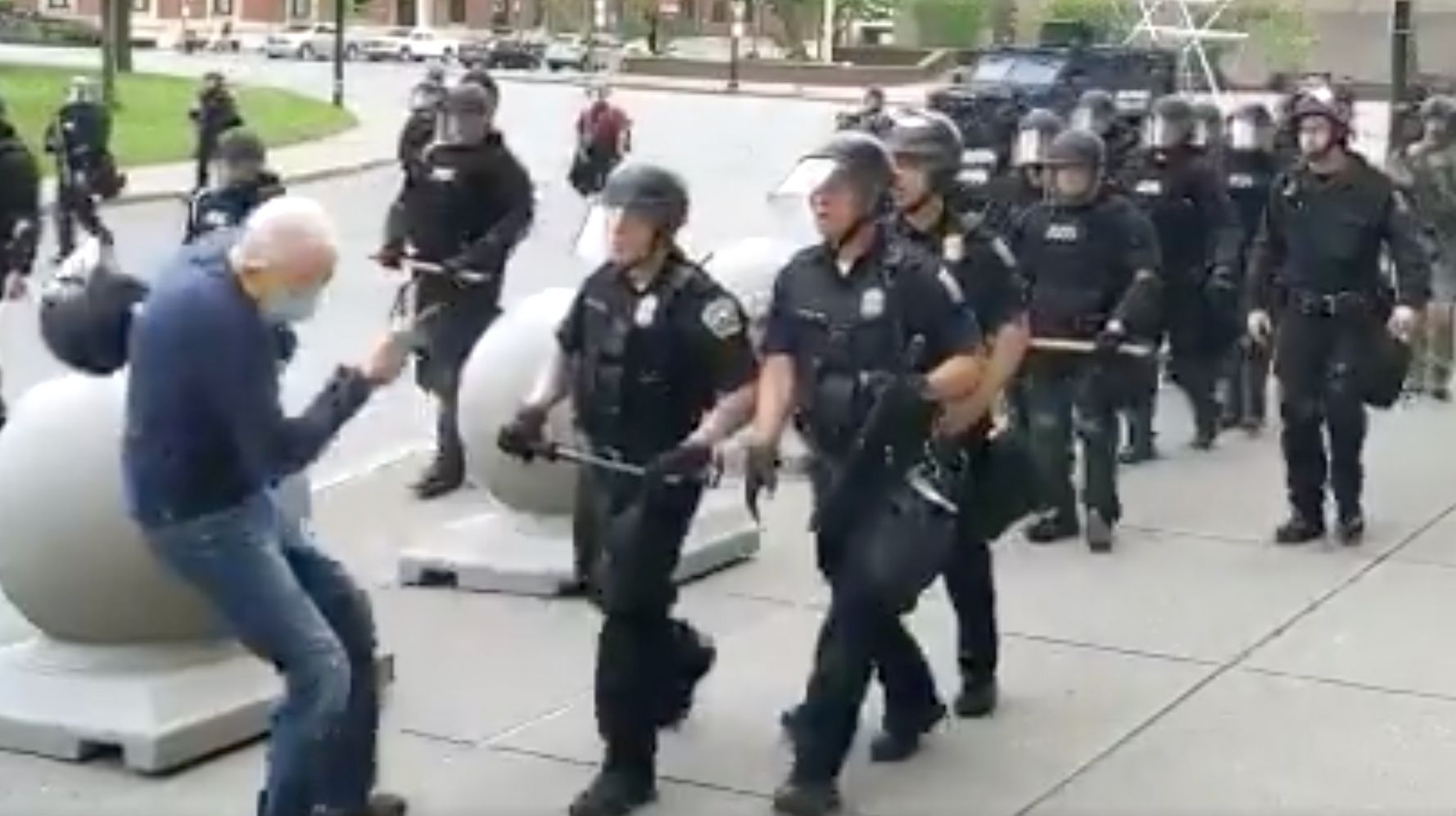 Trump Floats Conspiracy That 75-Year-Old Buffalo Protester
Pushed By Police Was ‘A Set Up’ 1