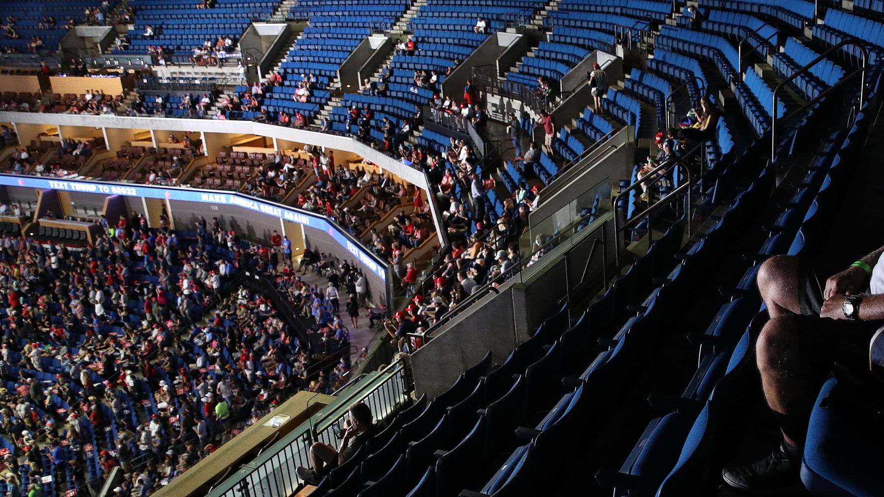 Where Was Everyone? Trump Camp Rips Media, ‘Radical
Protesters’ For Lackluster Rally Turnout 1