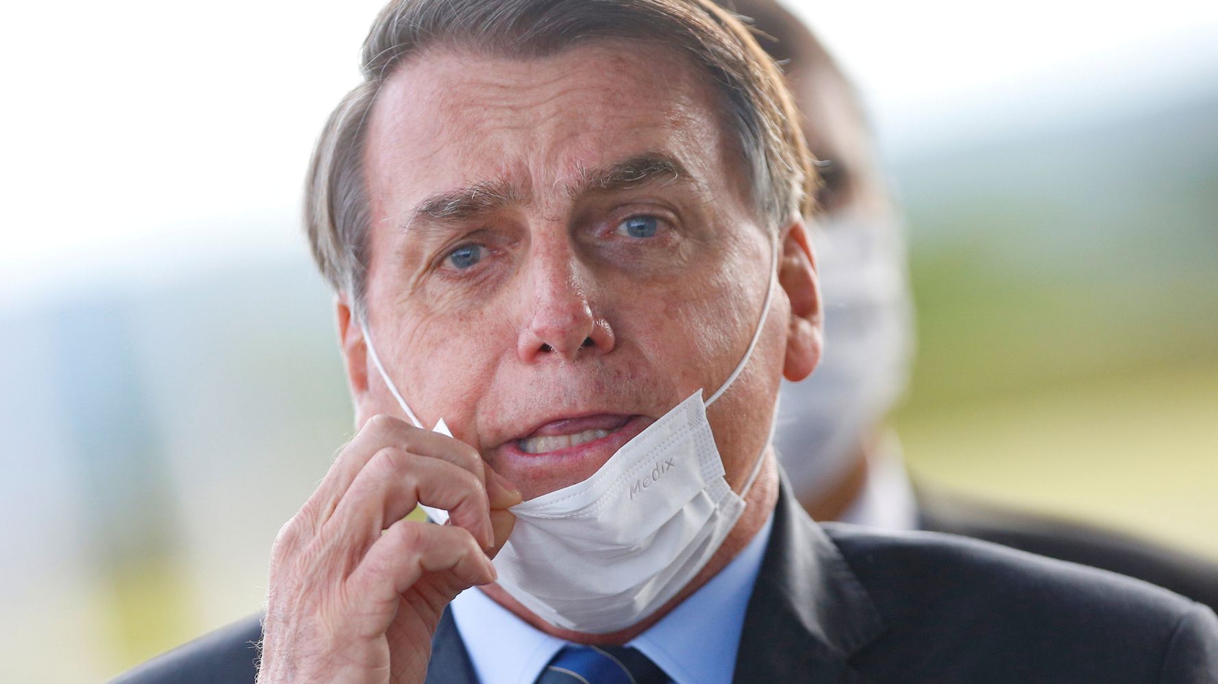 Brazilian Judge Orders President Jair Bolsonaro To Wear Mask
Due To COVID-19 1
