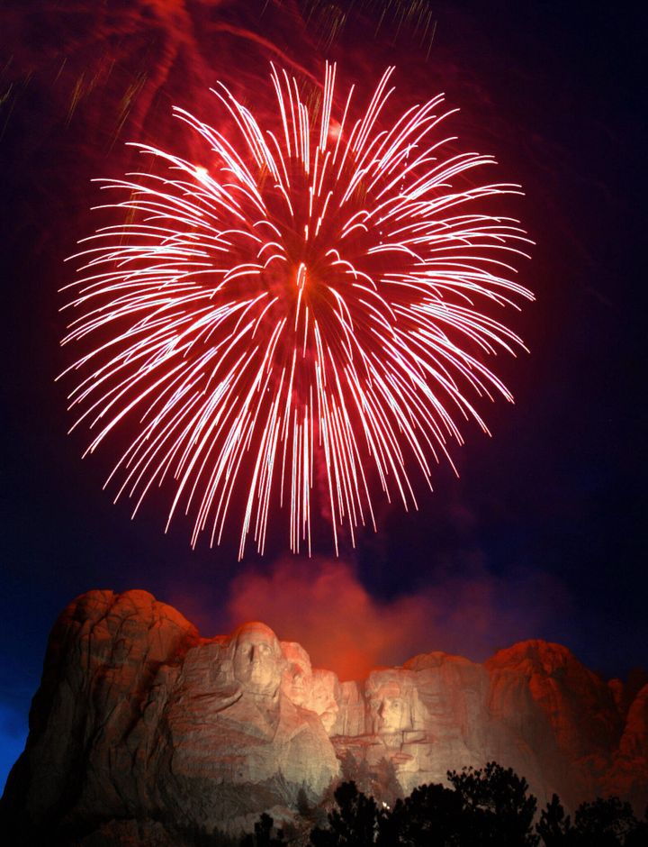 Trump To Attend Mount Rushmore Fireworks Show Amid Wildfire
And COVID-19 Risks 1