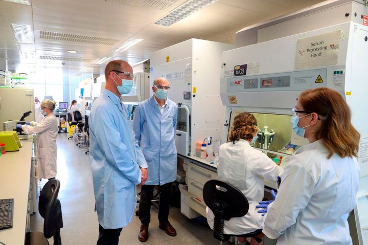 Prince William Steps Out To Visit COVID-19 Vaccine
Developers At Oxford 1