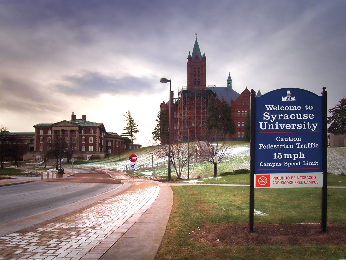 Over 100 Syracuse students claim their dorms were ransacked
during coronavirus lockdown: report 1 Over 100 Syracuse students claim their dorms were ransacked
during coronavirus lockdown: report 1