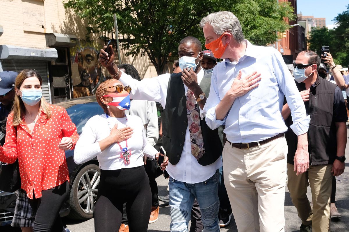 NYC Mayor de Blasio takes sick day after marching in streets
— but still won’t get COVID-19 test 1 NYC Mayor de Blasio takes sick day after marching in streets
— but still won’t get COVID-19 test 1