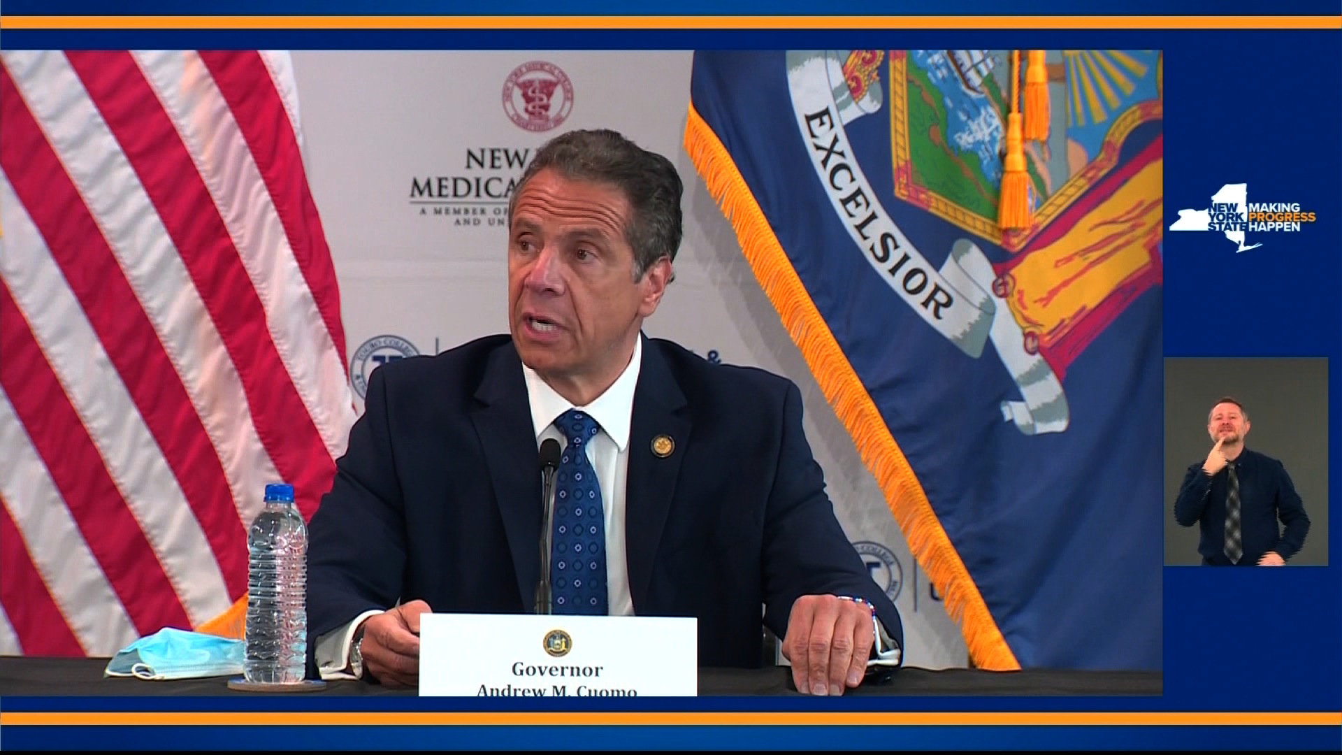 Cuomo says Trump should apologize for questioning if shoved
Buffalo protester was "a set up" 1