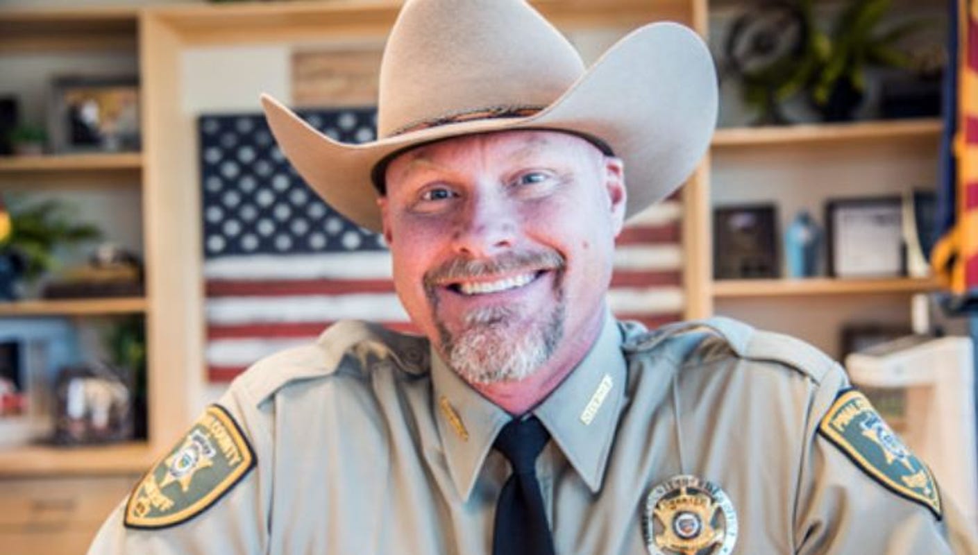 Arizona sheriff who vowed not to enforce stay-at-home orders
tests positive for COVID-19 ahead of Trump meeting 1
