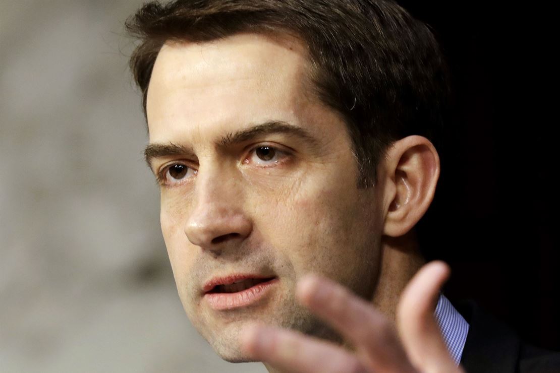 Tom Cotton Says Twitter Threatened to Lock His Account for
Advocating Crackdown on Rioters 1
