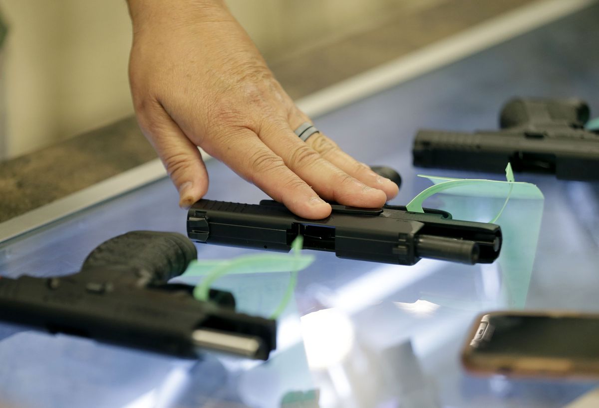 ‘Guns are flying off the shelf.’ Permit applications up more
than 500% amid coronavirus pandemic and George Floyd
fallout. 1 ‘Guns are flying off the shelf.’ Permit applications up more
than 500% amid coronavirus pandemic and George Floyd
fallout. 1