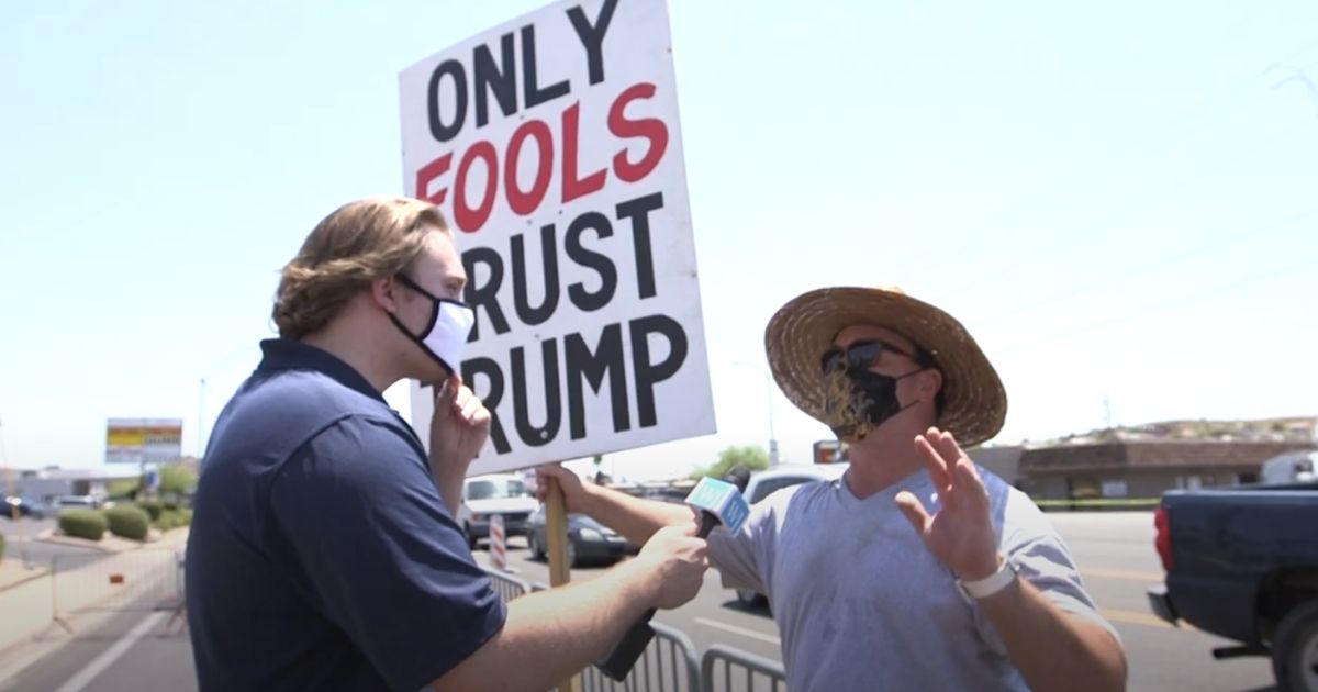 Anti-Trump protesters: COVID-19 not from China, Trump knew
about the disease in November 1
