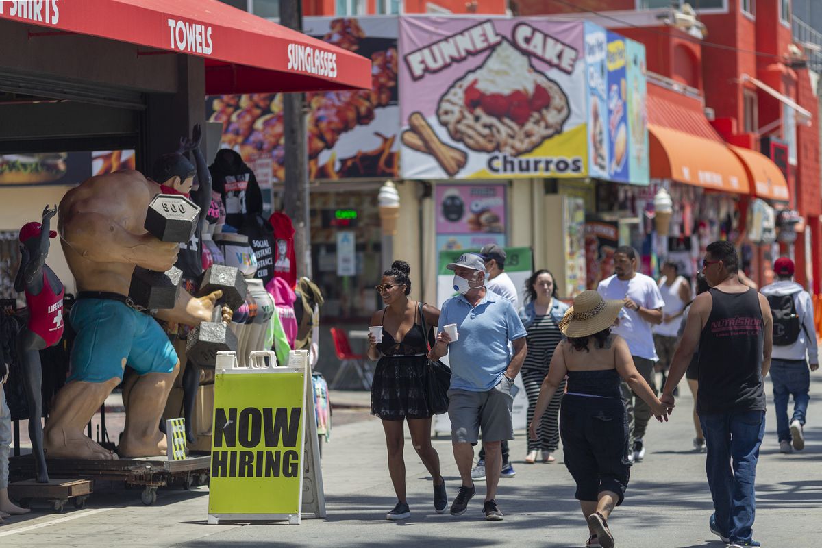 Cellphone location data suggests that social distancing
could be falling to pre-coronavirus levels 1