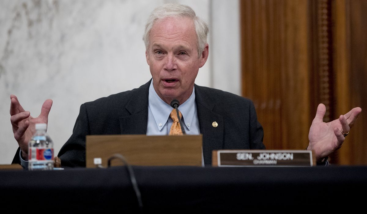 Ron Johnson: We don't need to authorize more
coronavirus-related spending right now 1