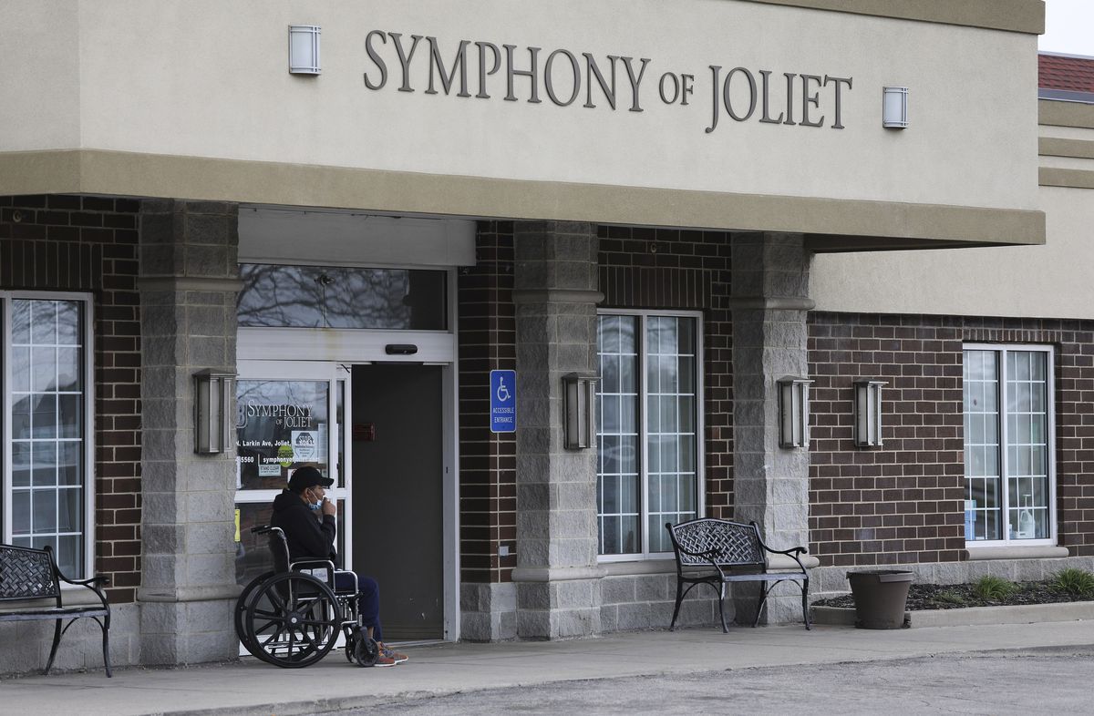 Lawsuit claims Symphony of Joliet nursing home failed to
protect residents from coronavirus 1 Lawsuit claims Symphony of Joliet nursing home failed to
protect residents from coronavirus 1