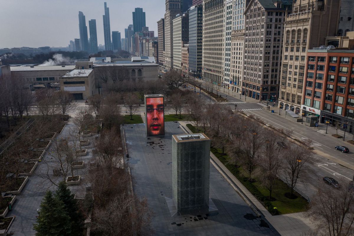 Chicago’s Millennium Park reopens from coronavirus shutdown
with restrictions 1 Chicago’s Millennium Park reopens from coronavirus shutdown
with restrictions 1