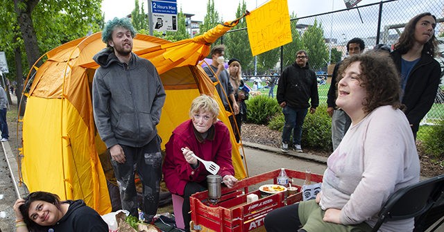 Seattle Businesses, Residents Sue City for Tolerating CHAZ
Protest Area 1