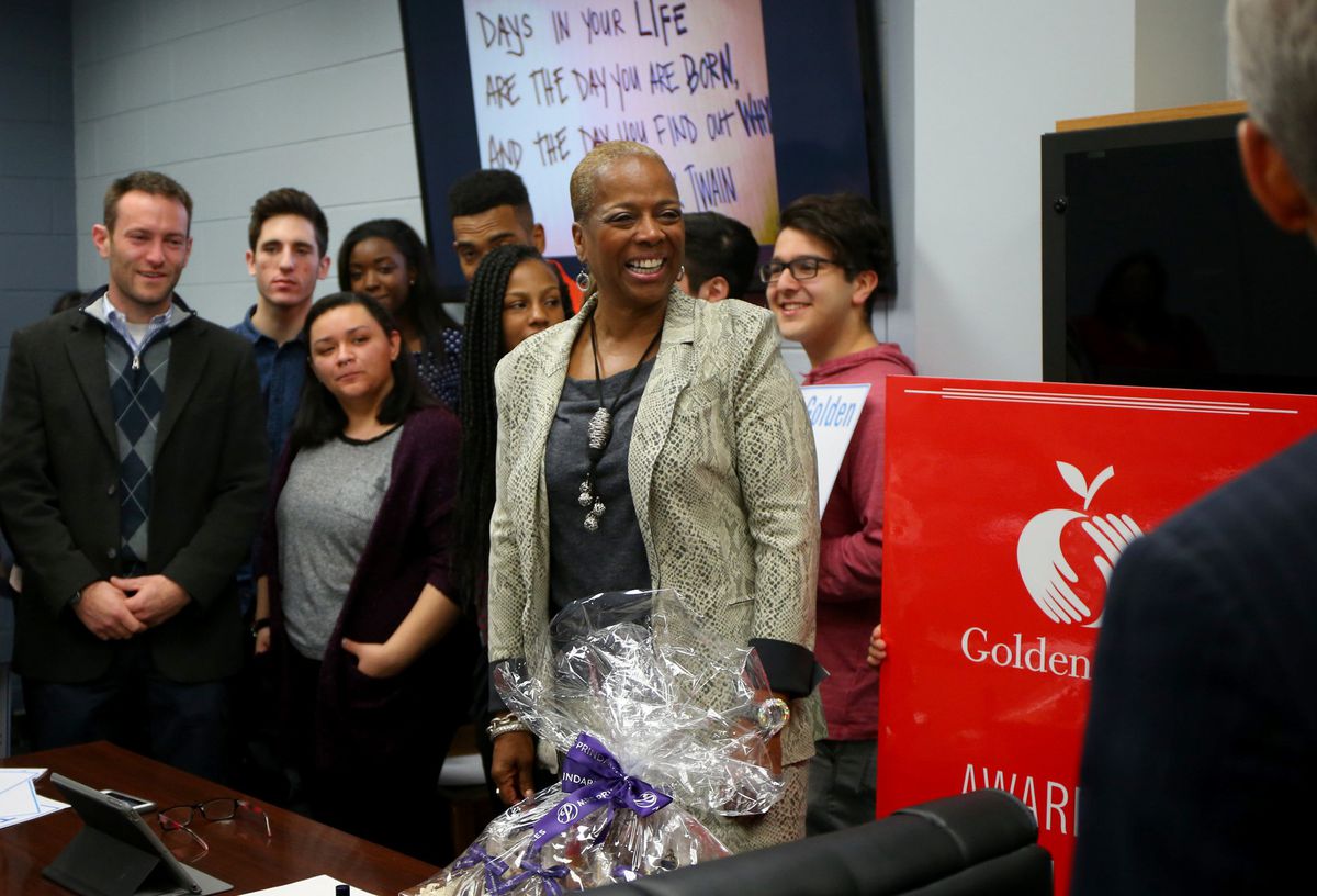 Joyce Kenner leads one of Chicago’s top high schools but
after George Floyd’s killing, she faces calls to resign: ‘If I
don’t understand black people and oppression, nobody does.’ 1 Joyce Kenner leads one of Chicago’s top high schools but
after George Floyd’s killing, she faces calls to resign: ‘If I
don’t understand black people and oppression, nobody does.’ 1