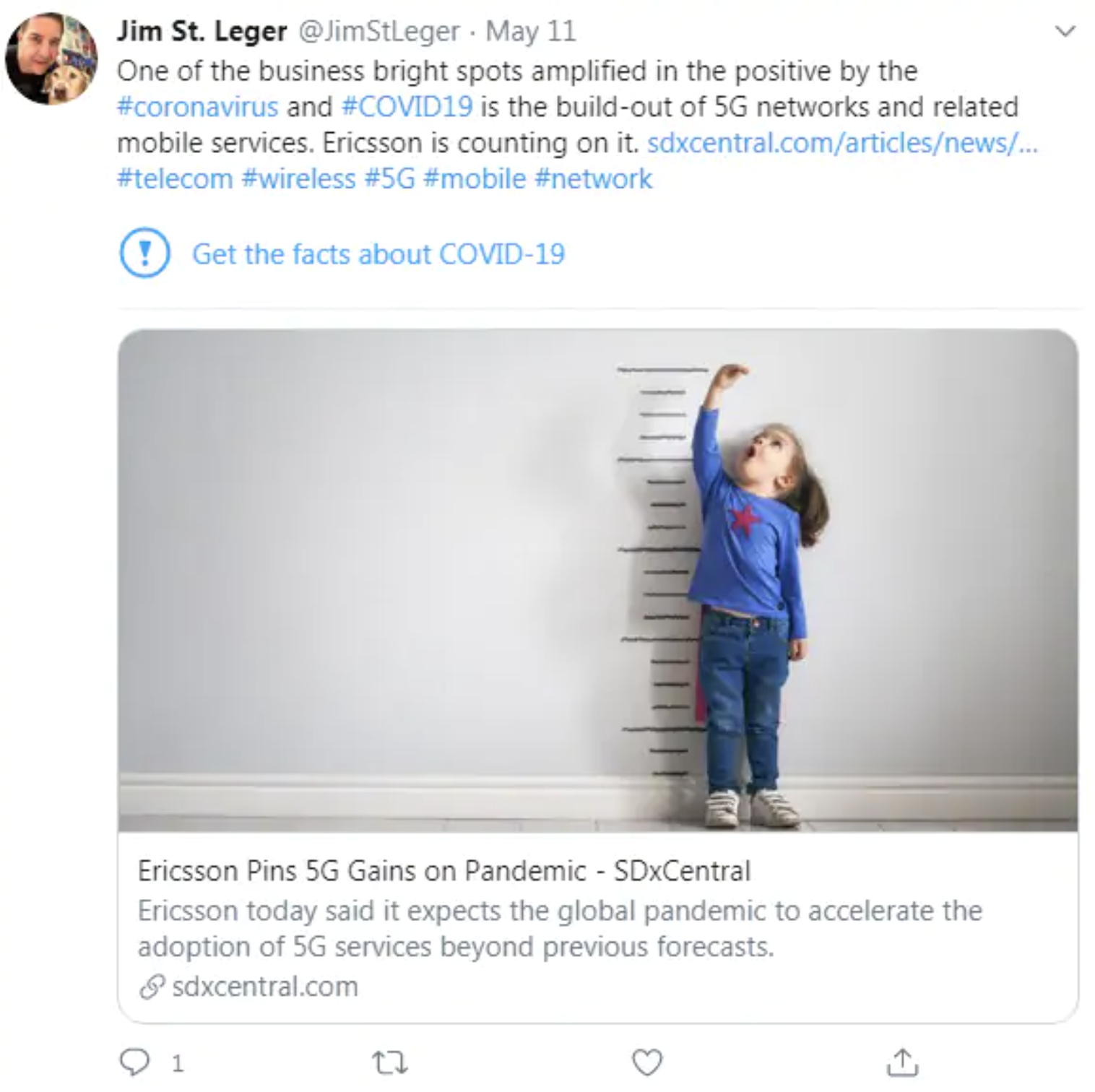 Twitter's Attempt to 'Fact-Check' Coronavirus 5G
Conspiracies Backfires 1