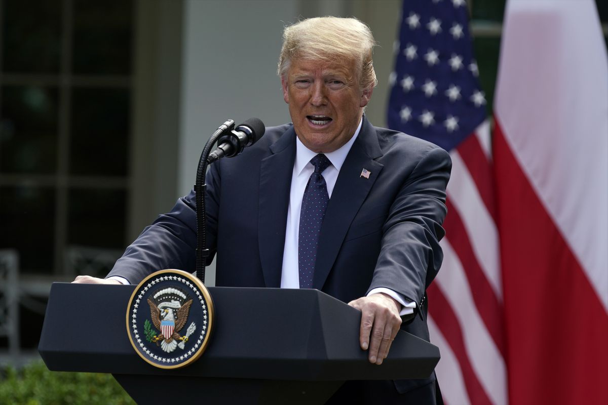 Trump claims protesters are plotting to destroy Jesus Christ
statues while pushing crackdown on vandalism 1 Trump claims protesters are plotting to destroy Jesus Christ
statues while pushing crackdown on vandalism 1