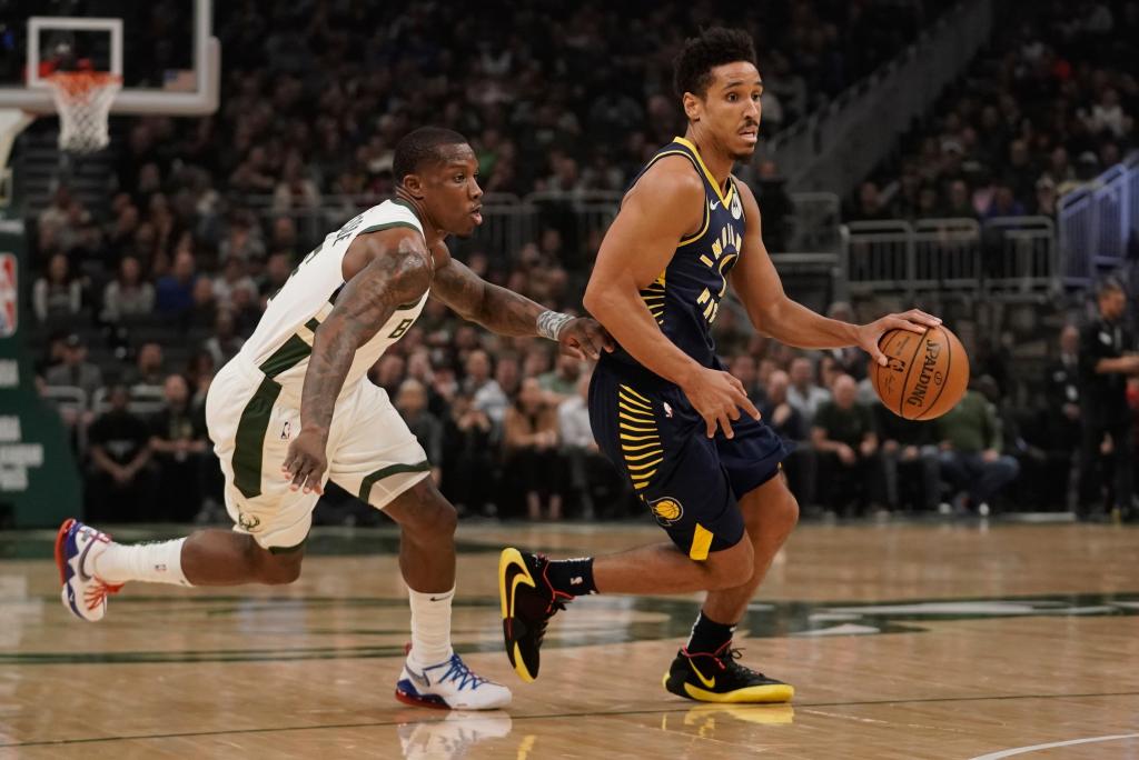 Pacers’ Malcolm Brogdon in quarantine after positive test
for coronavirus 1