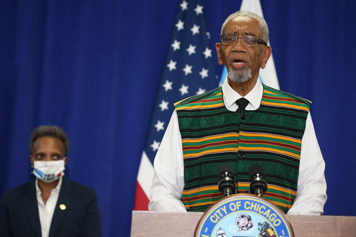 The Spin: Lightfoot, Rush united against cops’ alleged
lounge act | Woodlawn residents push for CBA | Cook County looks to
beef up coronavirus contact tracing 1 The Spin: Lightfoot, Rush united against cops’ alleged
lounge act | Woodlawn residents push for CBA | Cook County looks to
beef up coronavirus contact tracing 1