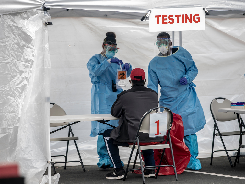 California rethinks coronavirus testing strategy as cases
surge 1