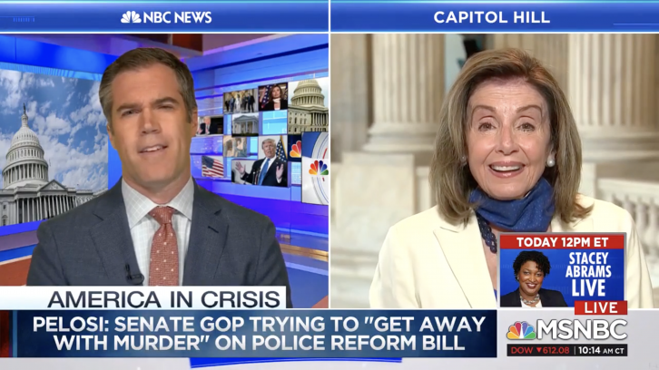 Pelosi: I Won’t Apologize for Comparing GOP Police Reform
Bill to ‘Murder of George Floyd’ 1