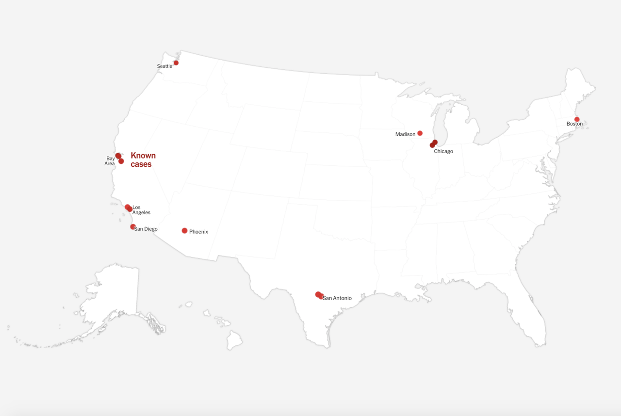 This Map Shows How The Coronavirus Spread Across The
US 1