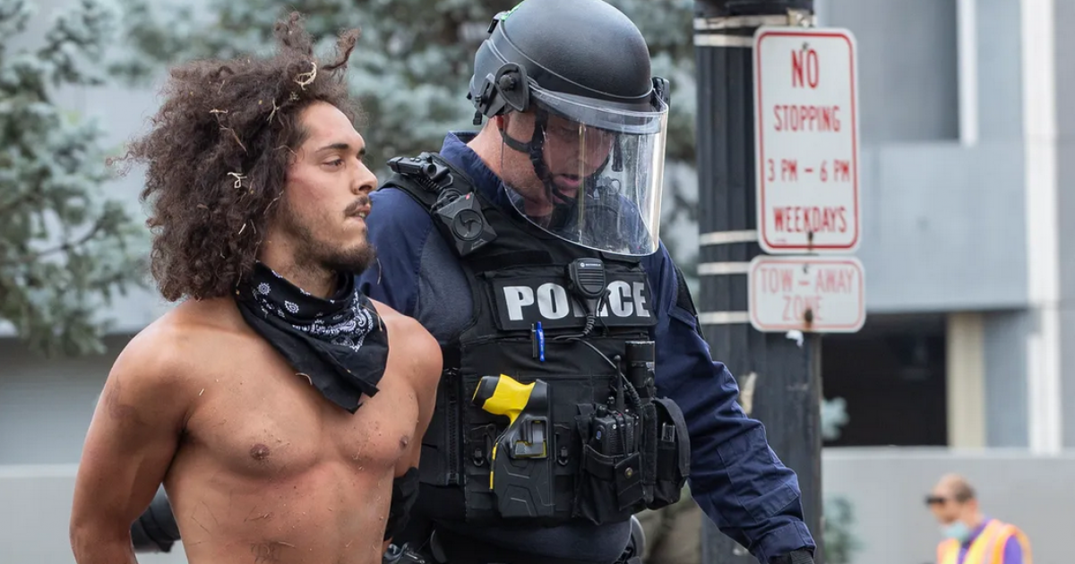 Man Who Allegedly Shot and Killed Photographer At Louisville
BLM Protest is Charged Left-Wing Rioter 1