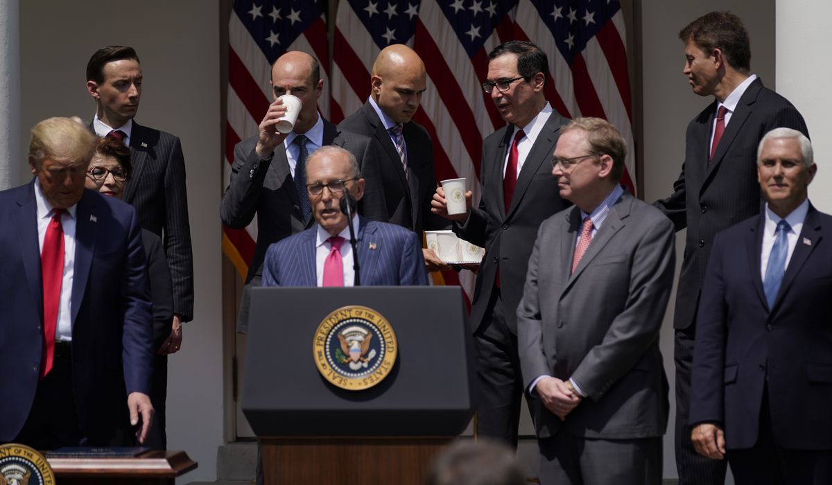 Trump, Senate Republicans delay action on coronavirus relief
spending 1