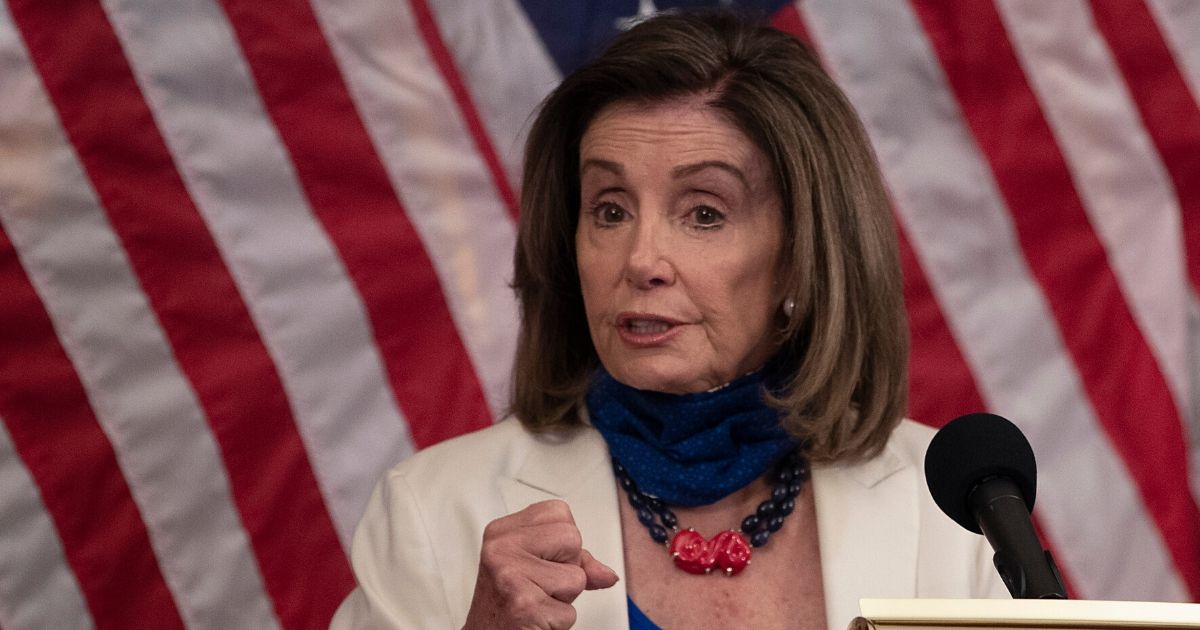 Pelosi Says GOP Senate ‘Trying to Get Away with … The Murder
of George Floyd’ with Police Reform Bill 1