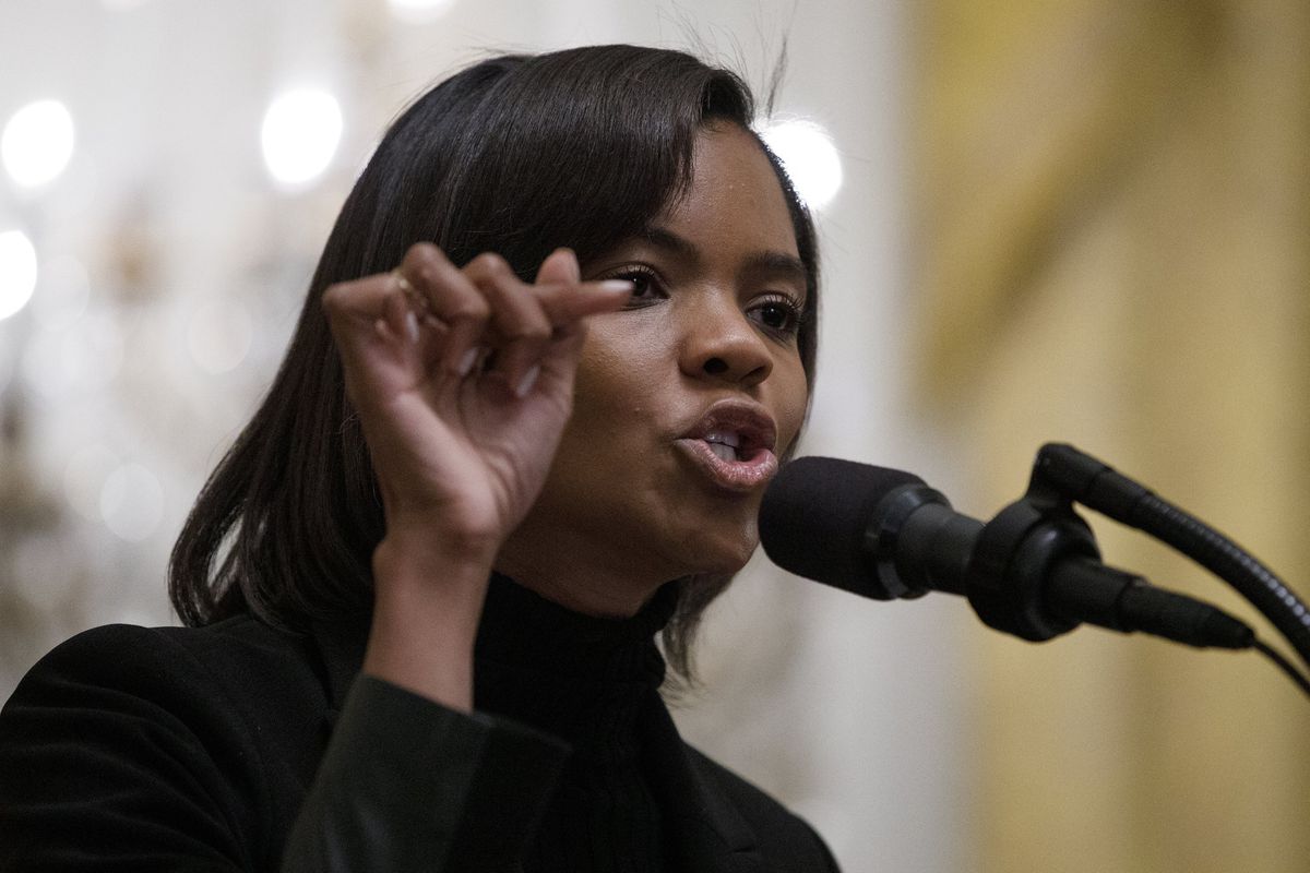 Column: Don’t let right-wingers like Candace Owens dictate
how we feel about George Floyd 1 Column: Don’t let right-wingers like Candace Owens dictate
how we feel about George Floyd 1