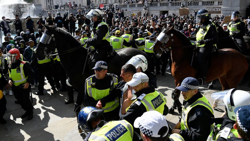 More global protests emerge over racism, police
actions 1