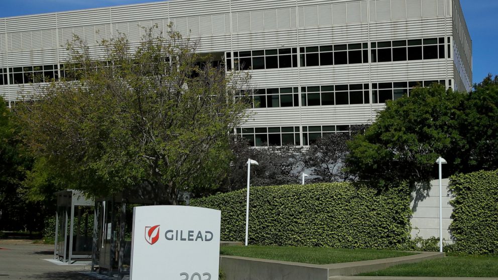 Gilead says drug helped moderately ill coronavirus
patients 1