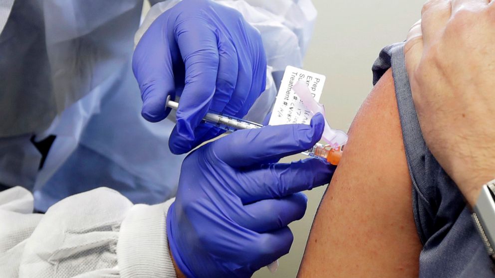 Moderna on track for large COVID-19 vaccine test in
July 1